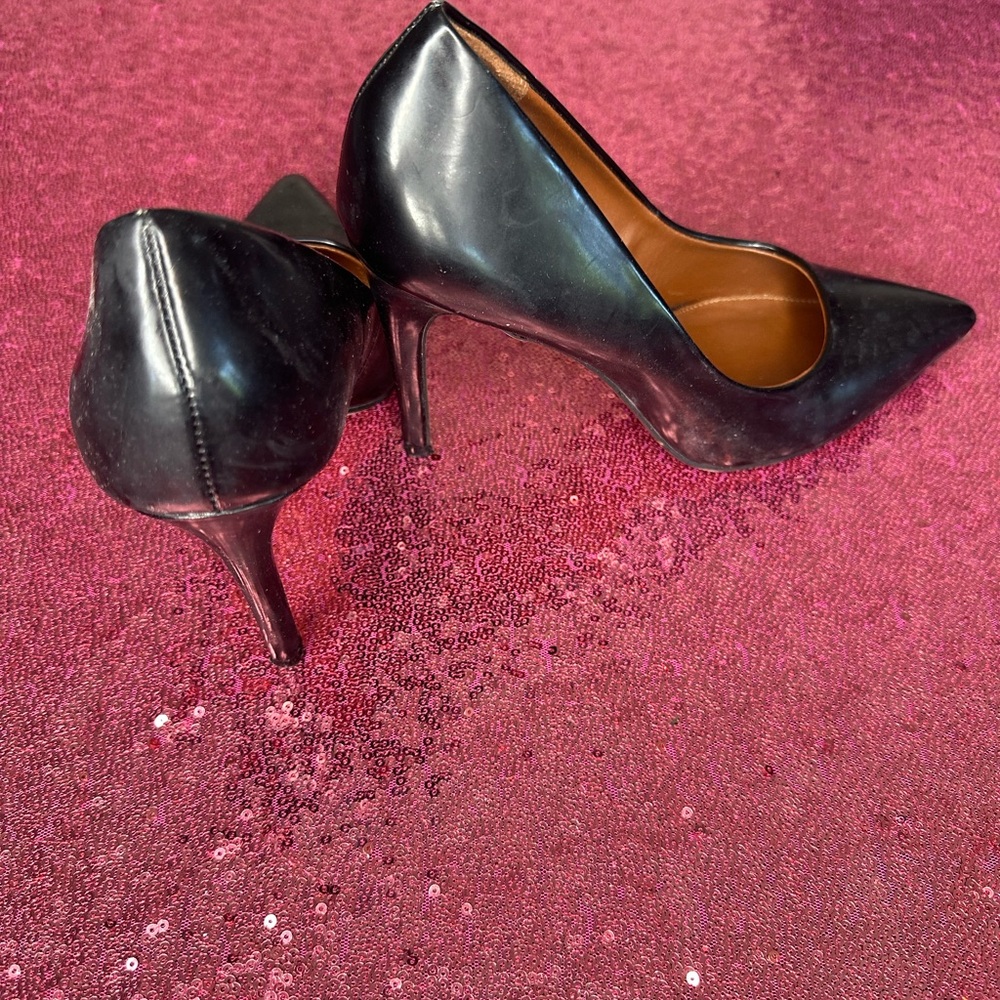 Christian Siriano Black Stiletto Heels